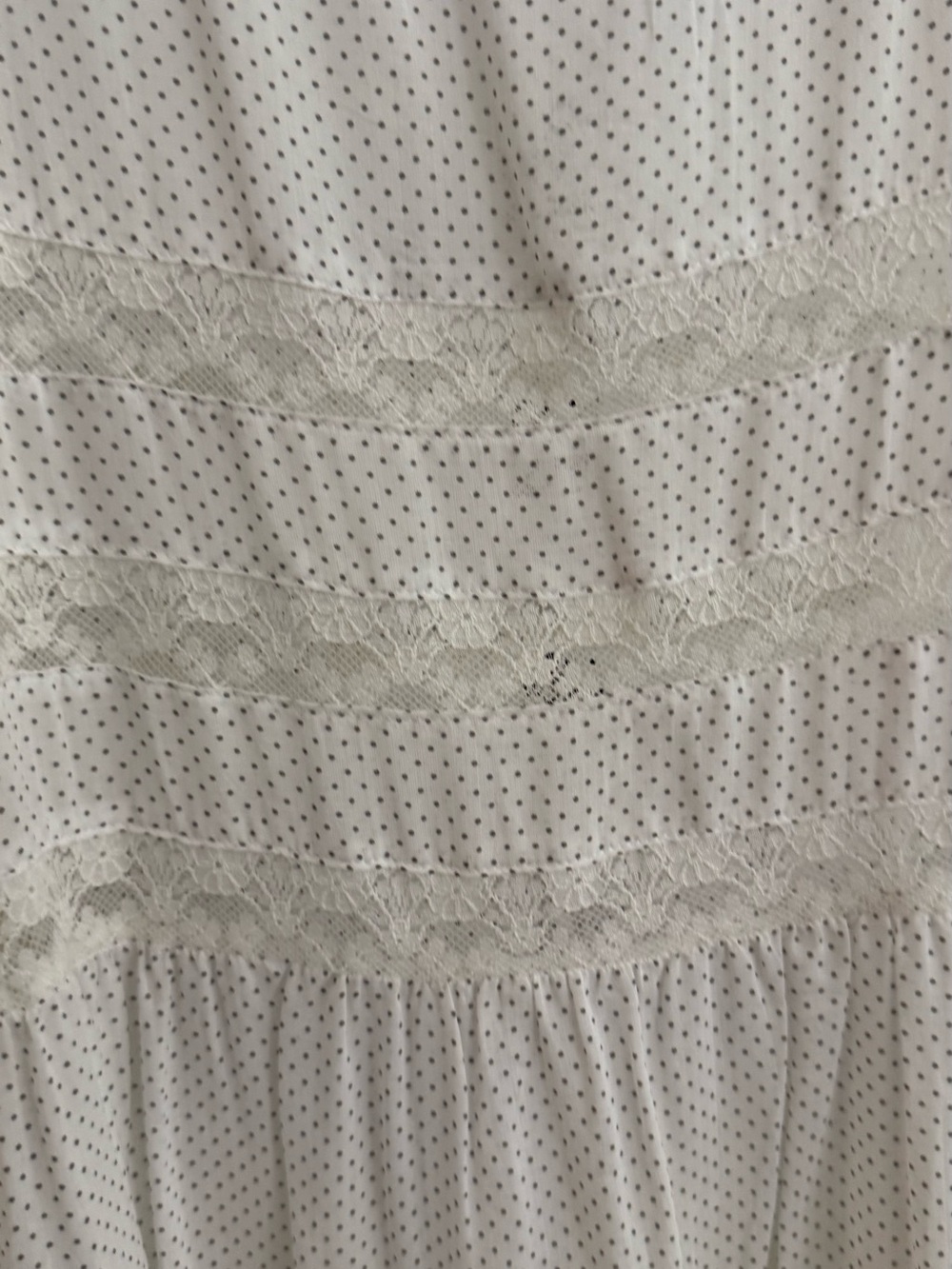 Free People White Sheer Polka Dot Camisole - Picture 3 of 6